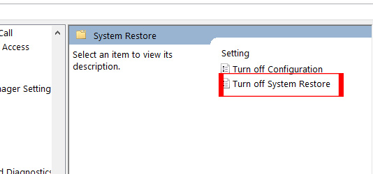 Picture 2 of How to enable or disable System Restore on Windows