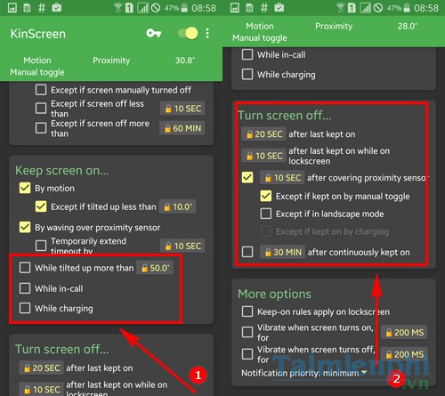 How to turn the phone screen on and off without using physical keys Picture 4