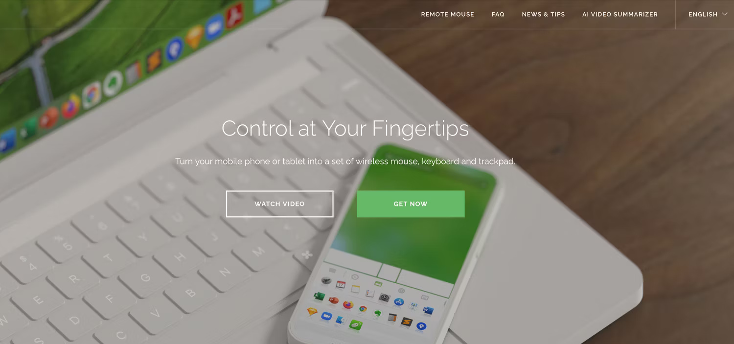 How to turn your iPhone into a wireless mouse with Remote Mouse Picture 2
