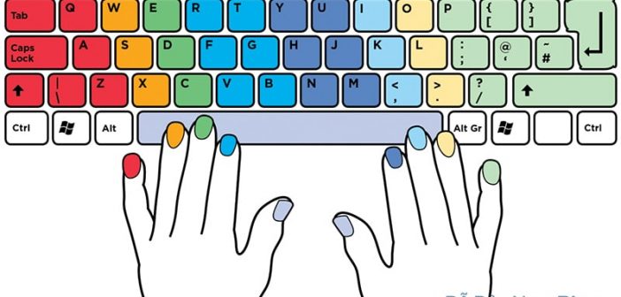 How to type 10 fingers professionally like office workers Picture 1