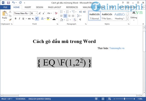 How to type caret in Word Picture 10