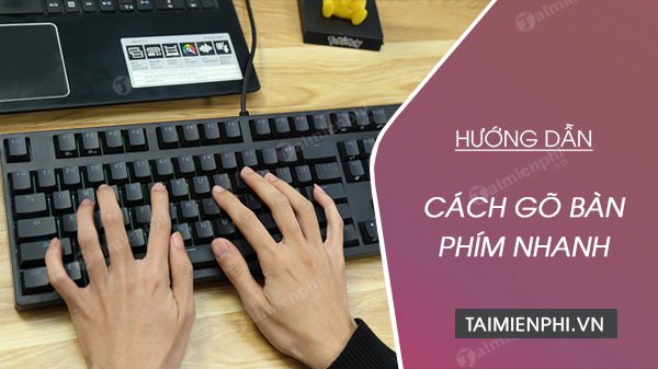 Picture 1 of How to type faster, increase your computer keyboard typing speed.