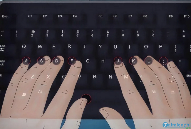 Picture 4 of How to type faster, increase your computer keyboard typing speed.