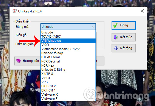 Picture 1 of How to type in VNI in Windows - VNI Fonts