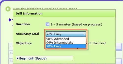 How to type with 10 fingers using Typing Trainer Picture 3