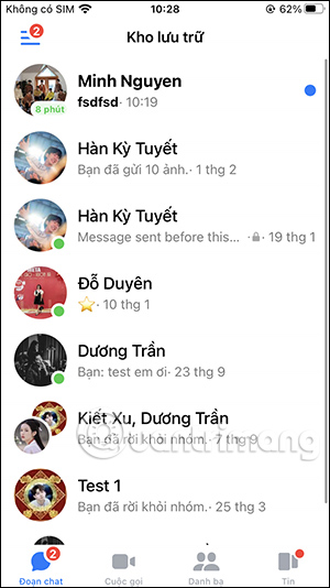 images 5 of How to unarchive Messenger messages on your phone and computer.