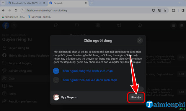 How to unblock Facebook, remove Facebook block on phone and computer Picture 13
