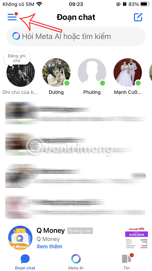 How to unblock Messenger on phone, computer Picture 1