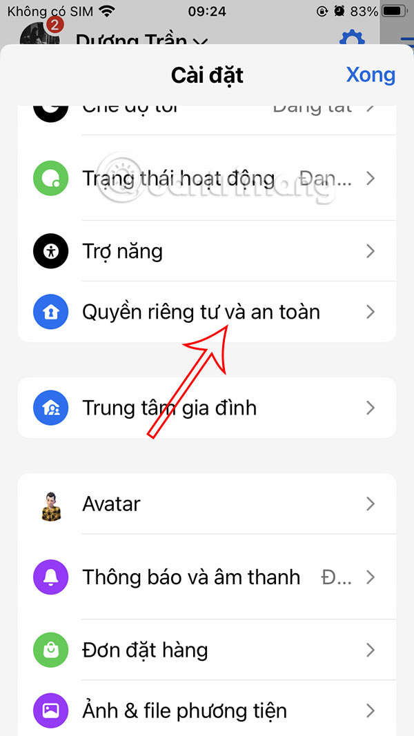 How to unblock Messenger on phone, computer Picture 3