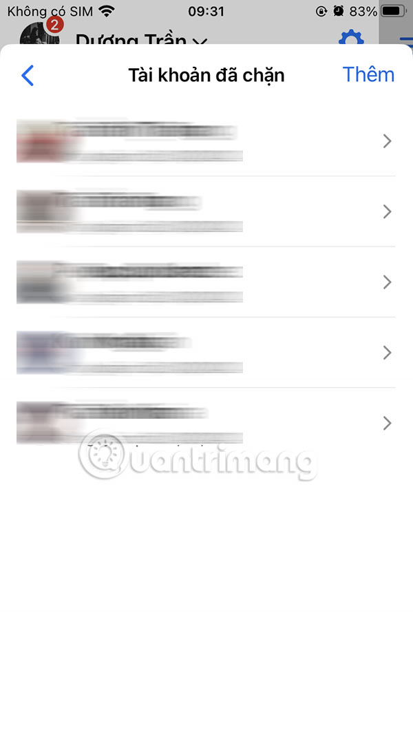 How to unblock Messenger on phone, computer Picture 5