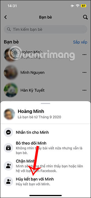 Picture 5 of How to unfriend multiple people on Facebook