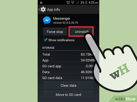 How to Uninstall Facebook Messenger Picture 7