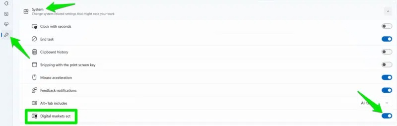 How to Unlock Digital Markets Act (DMA) Features in Windows Picture 5