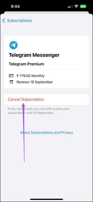 How to cancel Telegram Premium subscription Picture 10