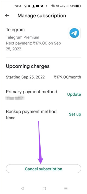 How to cancel Telegram Premium subscription Picture 5