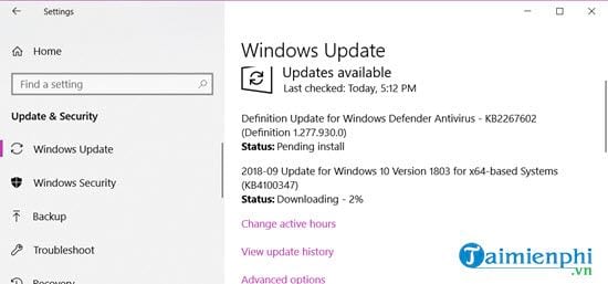 Picture 4 of How to update Windows 10 to October 2018 Version 1809
