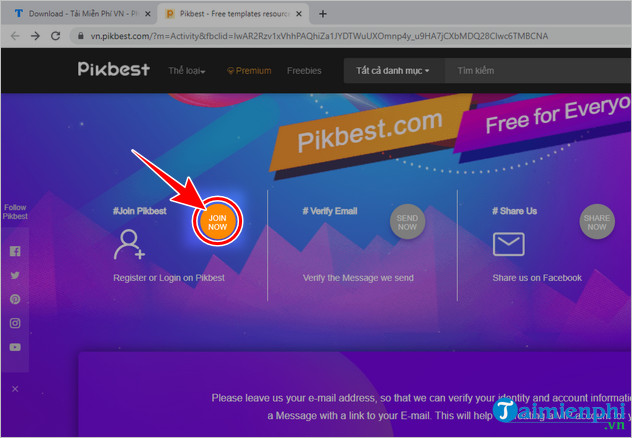 Picture 2 of How to upgrade your Pikbest Premium account for free