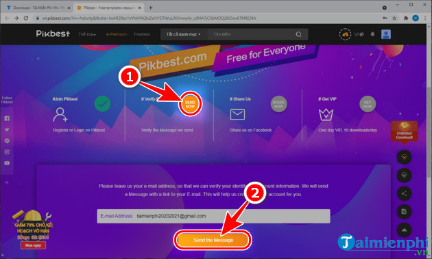 Picture 4 of How to upgrade your Pikbest Premium account for free