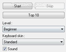 Picture 1 of How to use 10 Finger BreakOut Free Typing Game to practice 10-finger typing on your PC.