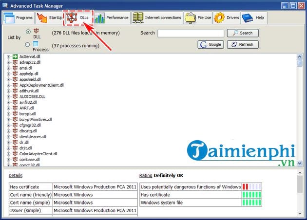 Picture 4 of How to use Advanced Task Manager to manage programs running on your computer.