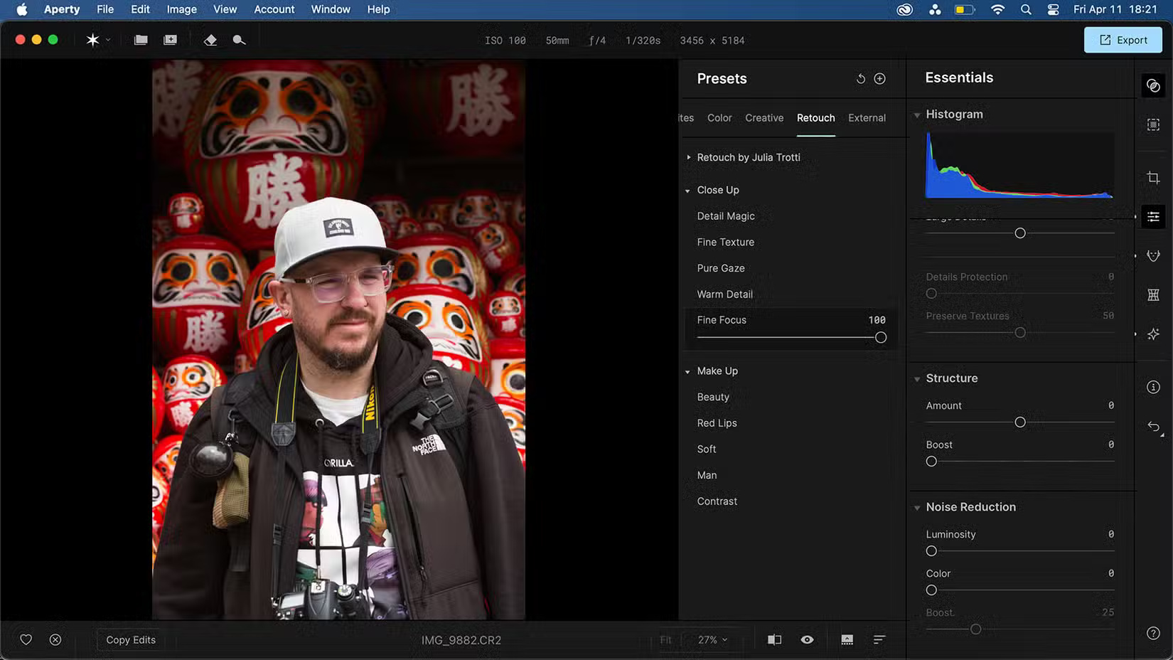 How to use Aperty to edit portrait photos Picture 2