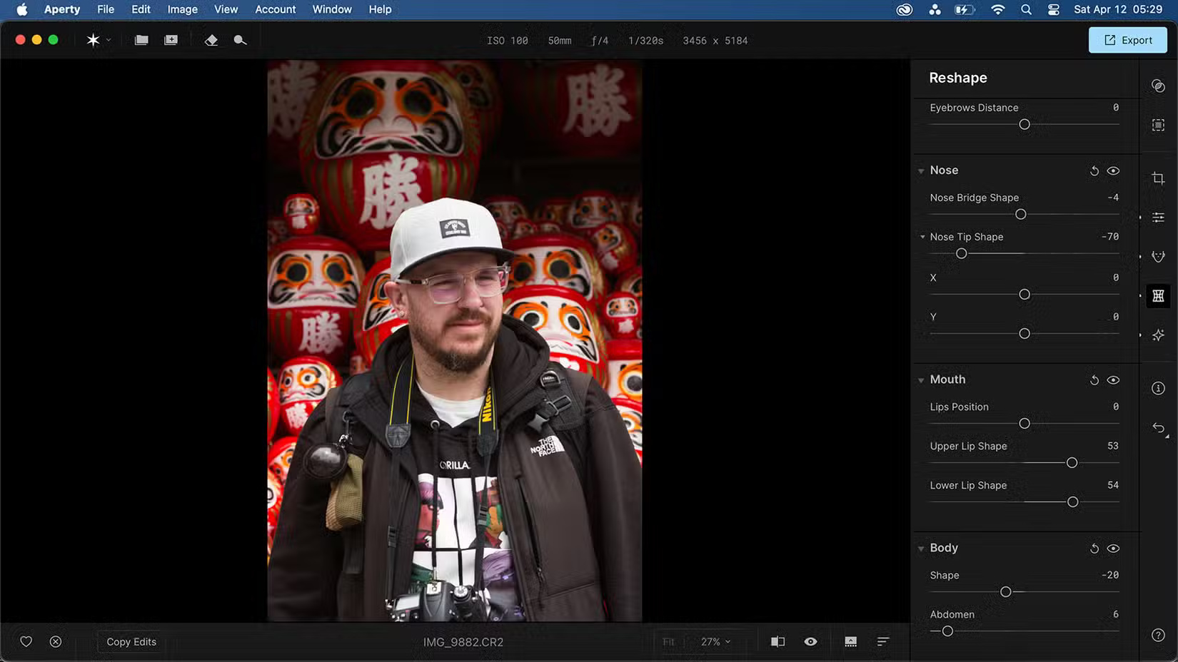 How to use Aperty to edit portrait photos Picture 4