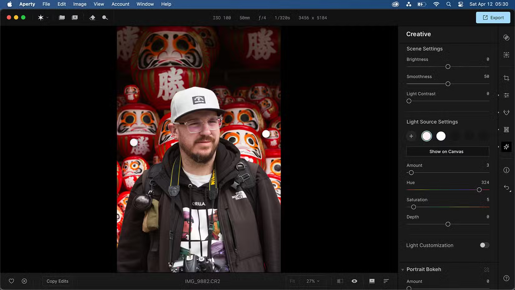 How to use Aperty to edit portrait photos Picture 5