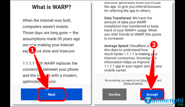 How to use app 1.1.1.1 to watch movies and play games when the cable breaks Picture 2