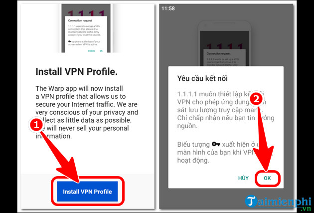 How to use app 1.1.1.1 to watch movies and play games when the cable breaks Picture 3