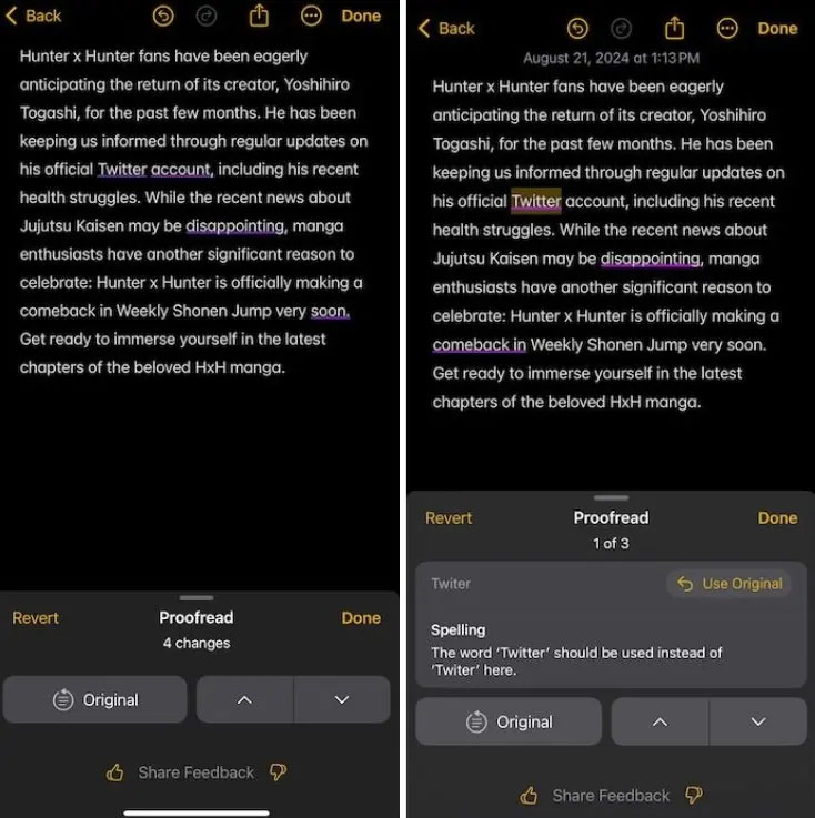 How to use Apple Intelligence writing tool on iPhone Picture 3