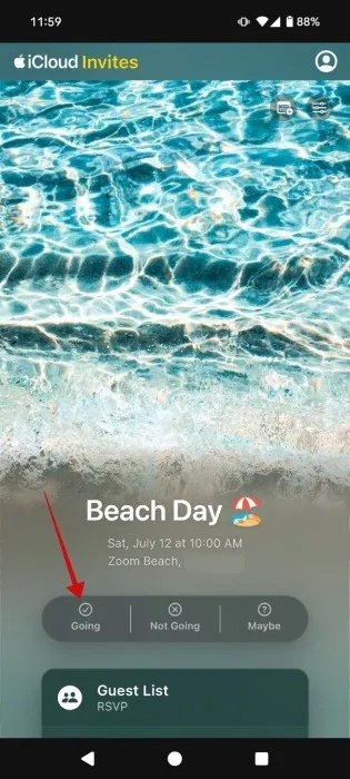 How to use Apple Invites to create events Picture 15