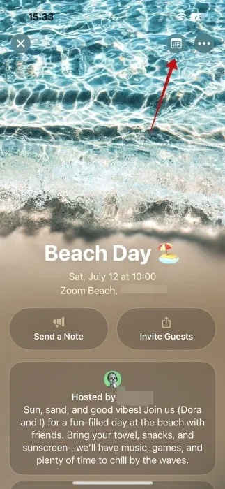 How to use Apple Invites to create events Picture 18