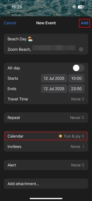 How to use Apple Invites to create events Picture 19