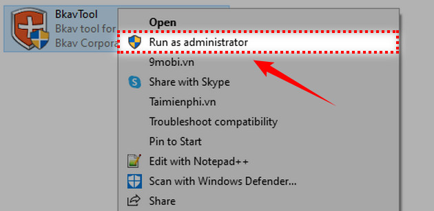 Picture 2 of How to use Bkav Tool to check for viruses.