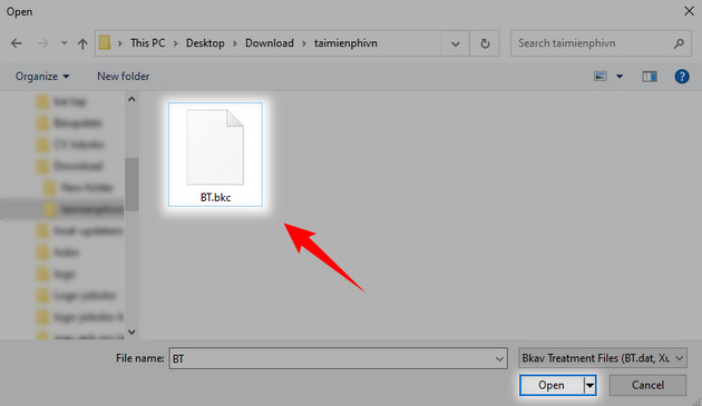 Picture 7 of How to use Bkav Tool to check for viruses.