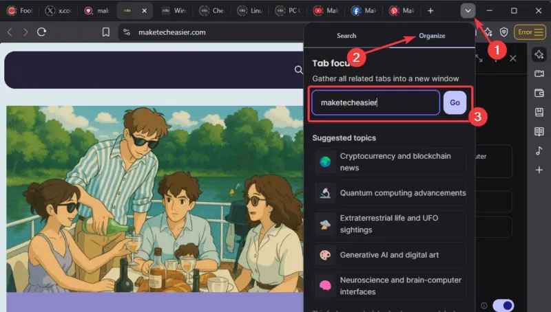 How to use the new Brave Tab Focus Mode to organize your browser Picture 2