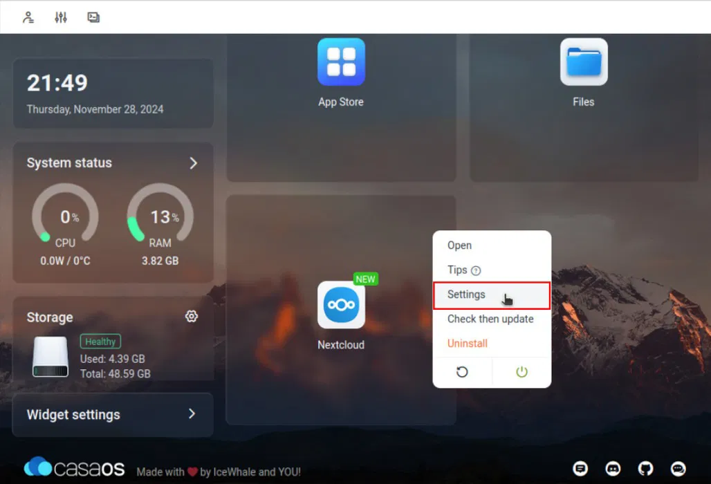 How to use CasaOS to manage Homelab server Picture 10