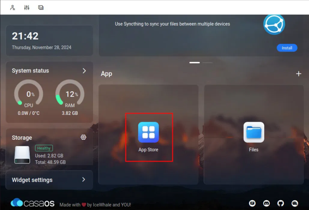 How to use CasaOS to manage Homelab server Picture 6