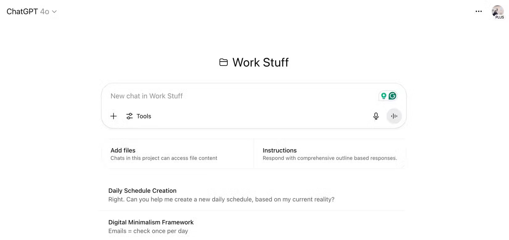 How to Use ChatGPT Projects to Increase Productivity Picture 5