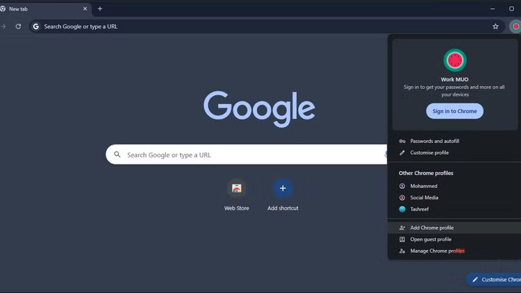 How to use Chrome profiles to organize tabs Picture 3