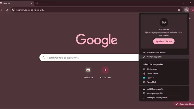How to use Chrome profiles to organize tabs Picture 6