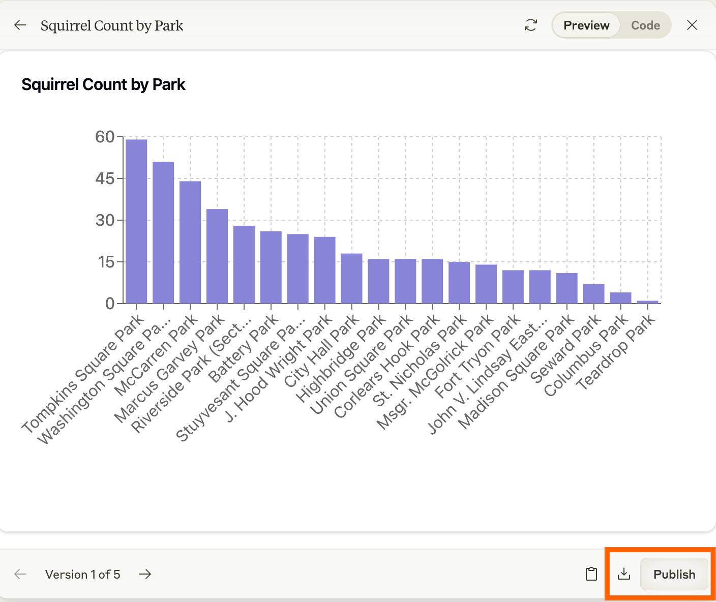 How to use Claude Artifacts to visualize data Picture 5