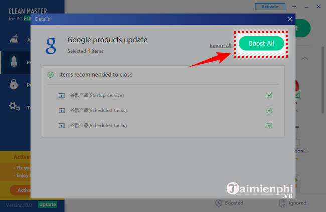 Picture 10 of How to use Clean Master on a computer