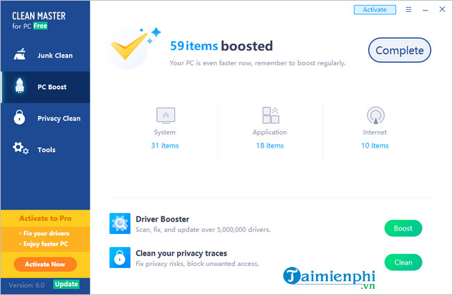 Picture 12 of How to use Clean Master on a computer