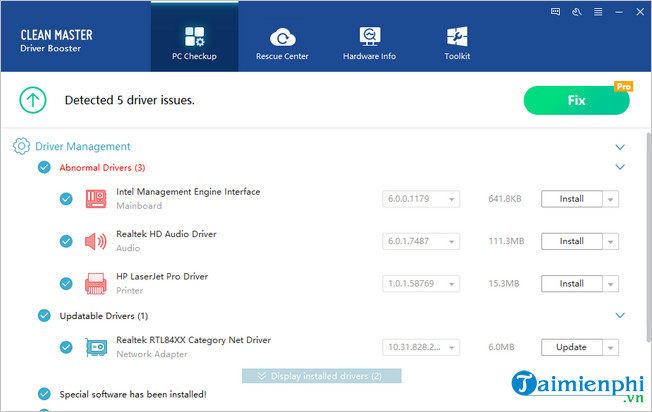 Picture 18 of How to use Clean Master on a computer
