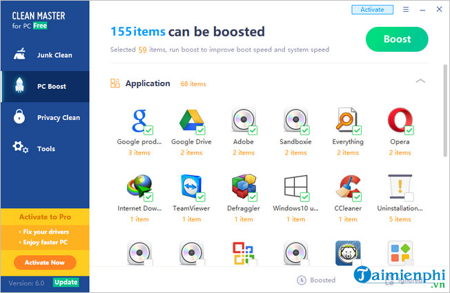 Picture 9 of How to use Clean Master on a computer
