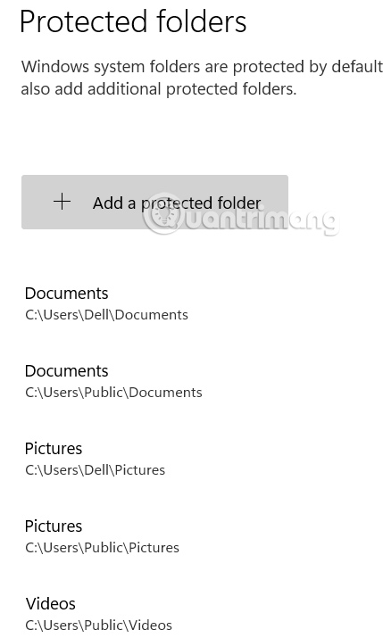 How to use Controlled Folder Access to protect Windows data Picture 6
