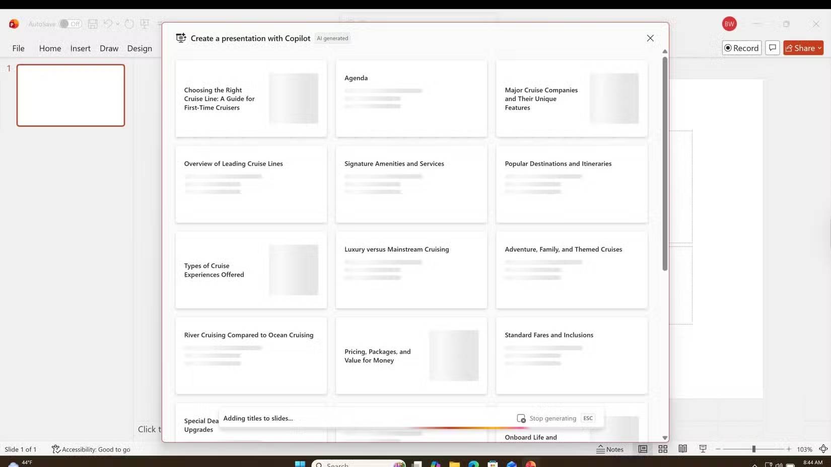 images 1 of How to use Copilot to create a PowerPoint presentation in just minutes.