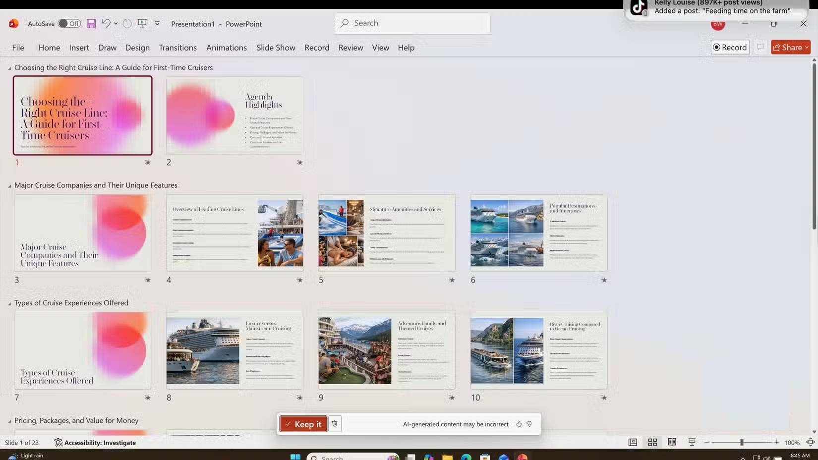 images 2 of How to use Copilot to create a PowerPoint presentation in just minutes.