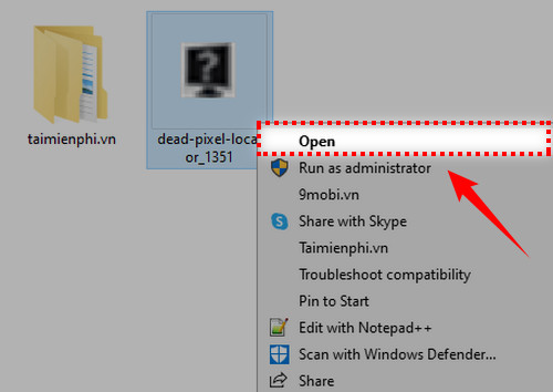 Picture 2 of How to use Dead Pixel Locator on a computer